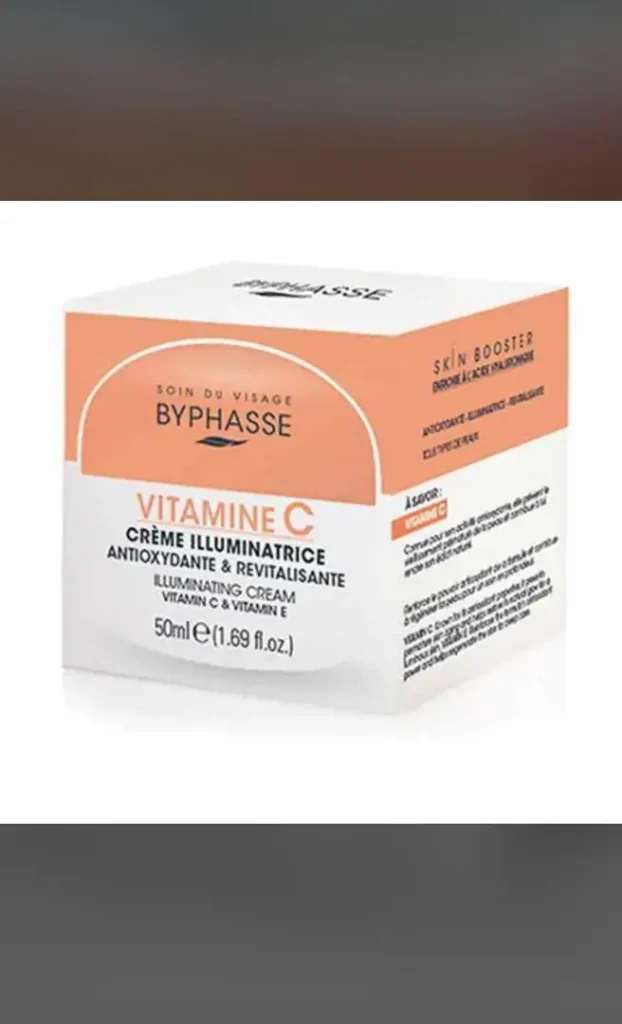 Crème vitamine C Byphasse, Éclat garanti, teint unifié, Illuminez votre teint avec notre crème à la vitamine C