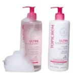 Topicrem, Hydratation intense pour une peau douce et apaisée, Le duo parfait pour prendre soin de votre peau au quotidien, gel douche et lait pour le corps