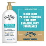 Gold Bond Pure Moisture, Hydratation Pure et Naturelle pour Visage et Corps, Découvrez la Pureté de l'Hydratation avec Gold Bond
