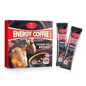 Café énergétique pour hommes, Aichun Beauty Energy Coffee, Améliore la vitalité, la performance et la libido, Boisson instantanée, 10 sachets de 10g (100g)