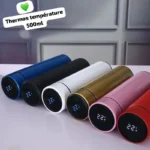Thermos intelligent avec affichage de la température, Bouteille isotherme en acier inoxydable - 500 ml, Maintien au chaud, froid longue durée, Idéale pour les boissons, le café, le thé et les déplacements – Image 2