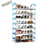 RANGE CHAUSSURES INOX 5, 6 et 7  NIVEAUX, Étagère à chaussures en acier inoxydable avec, Organisateur de chaussures peu encombrant, Idéal pour l'entrée, le couloir, le placard ou le garage – Image 6