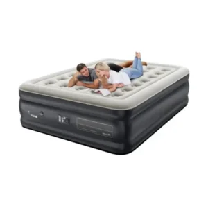 Matelas gonflable électrique avec pompe intégrée, Confort optimal pour la maison, les invités et le camping, Facile à gonfler et à dégonfler, Différentes tailles disponibles (simple, double, queen, king)