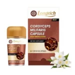 Longrich Cordyceps Militaris, Capsules Soutien Immunitaire et Énergie Naturelle, un complément alimentaire de haute qualité à base de Cordyceps Militaris, un champignon aux propriétés exceptionnelles
