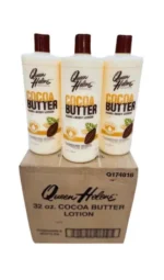 Queen Helene, Lotion Hydratante au Beurre de Cacao, Lait Corporel au Beurre de Cacao (Hydratation Profonde, Peau Douce), Soin Nourrissant au Beurre de Cacao (Beurre de Cacao Pur, Vitamine E)