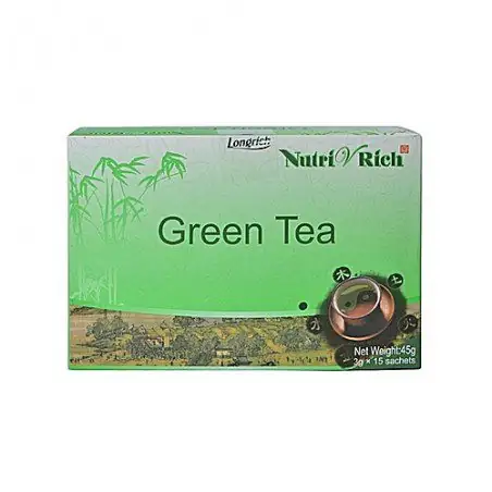 the-vert-longrich Longrich Nutriv Rich Green Tea, Thé Vert Naturel, Antioxydant et Revitalisant, Riche en antioxydants, en vitamines et en minéraux, le thé vert est reconnu pour ses nombreux bienfaits sur la santé – Image 1