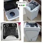 Machine à laver portable semi-automatique 6.5L, Compacte et économique, idéale pour les petits espaces et le linge du quotidien – Image 2