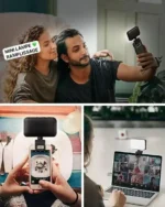 Mini Lampe Selfie LED Rechargeable - Éclairage Portable pour Photos et Vidéos - 3 Niveaux de Luminosité - Remplissage Lumineux - Idéale pour Smartphones et Tablettes – Image 2