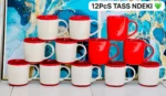 Lot de 12 Tasses en Céramique Colorées - 15oz - Idéal pour Sublimation, Cadeaux Personnalisés - Couleurs Assorties – Image 3