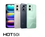 Téléphone  Infinix Hot 50i - 128 Go - 4 Go RAM - Écran 6.7" HD+ - Batterie 5000 mAh - Double Caméra IA 50MP