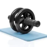 Roue Abdominale Double Professionnelle Total Body Exerciser - Renforcement Efficace des Abdominaux, du Core et du Haut du Corps avec Tapis de Protection pour les Genoux – Image 4