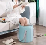 Seau Pliable Multifonctionnel - Bain de Pieds, Nettoyage, Rangement - Portable et Léger