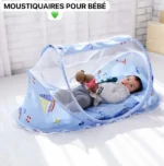 Lit de Voyage Bébé Pliable avec Moustiquaire Intégrée - Sécurité Anti-Moustiques, Confort Optimal – Image 4