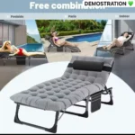 Lit Pliant Confortable et Pratique - Matelas Épais, Structure Robuste, Idéal pour Invités et Petits Espaces – Image 4