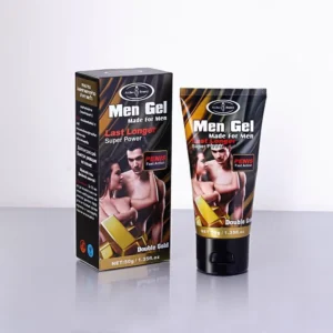 Men Gel - Gel Masculin "Last Longer Super Power" - Action Rapide - 50g, Men Gel 3 in 1 - Aphrodisiaque, Retard éjaculation Développe Sexe