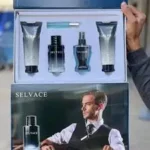 Coffret Cadeau 5 Pièces Selvace pour Homme - Eau de Parfum, Gel Douche, Baume Après-Rasage, Déodorant Spray, Mini Parfum – Image 2