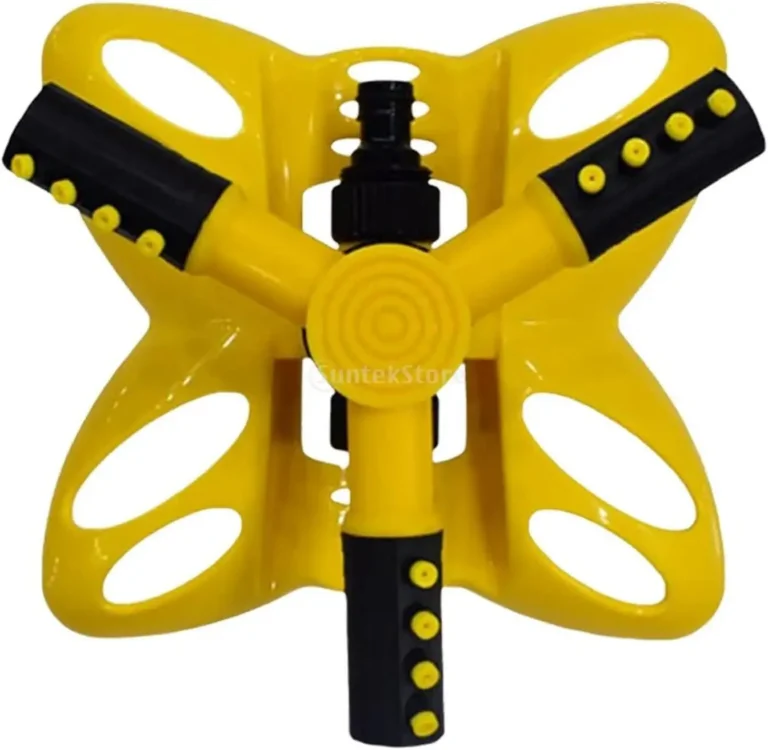 Arroseur de Pelouse Rotatif Automatique à 360 Degrés - Irrigation Efficace et Uniforme pour Jardin, Pelouse et Fleurs avec 3 Bras et Buses Réglables – Image 4