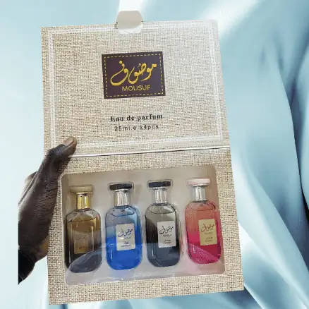 Ajouter un sous-titre (700 x 700 px) (9) Coffret Cadeau Mousuf de Ard Al Zaafaran : Collection de Quatre Eaux de Parfum Miniatures (25ml x 4) - Un Voyage Olfactif Oriental Unique – Image 1