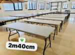 Table de Dressage Pliante 2M40 – Idéale pour Événements, Réceptions et Traiteur – Image 3