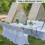 Table de Dressage Pliante 2M40 – Idéale pour Événements, Réceptions et Traiteur – Image 5