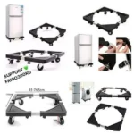 Support Universel Mobile pour Frigo et Appareils Lourdes – Jusqu'à 300 kg avec Roulettes Freinées – Image 2