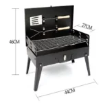 Barbecue Portable Compact Type Valise avec Ustensiles Intégrés – Idéal Pique-nique & Camping – Image 2