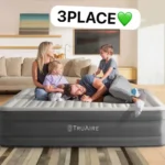 Matelas Gonflable Intex 3 Places Confort Plus avec Pompe Électrique Intégrée – Idéal Grand Lit d'Appoint