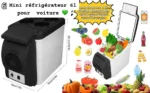 Mini Réfrigérateur / Congélateur Portable 6L 12V pour Voiture – Gardez Vos Boissons et Aliments au Frais sur la Route – Image 2