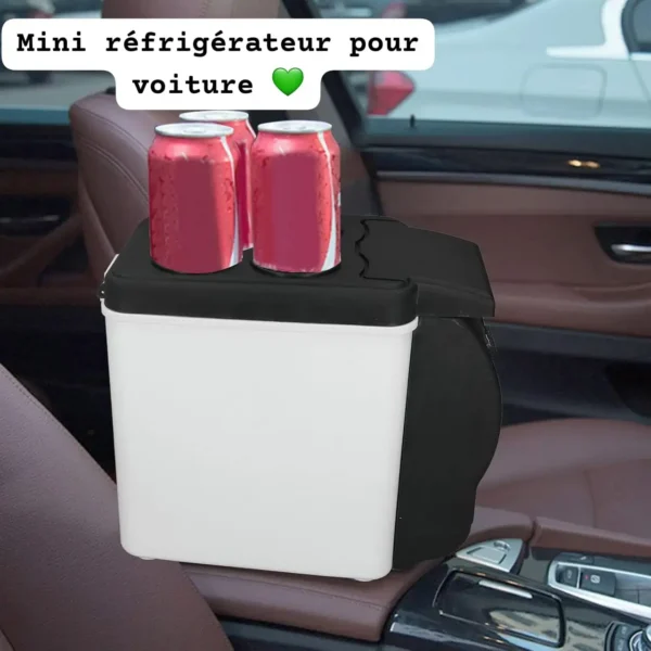 Mini Réfrigérateur / Congélateur Portable 6L 12V pour Voiture – Gardez Vos Boissons et Aliments au Frais sur la Route – Image 5