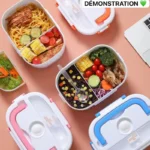 Boîte à Lunch Électrique 2-en-1 Portable – Chauffez Vos Repas au Bureau ou en Voiture – Image 2