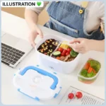 Boîte à Lunch Électrique 2-en-1 Portable – Chauffez Vos Repas au Bureau ou en Voiture – Image 5