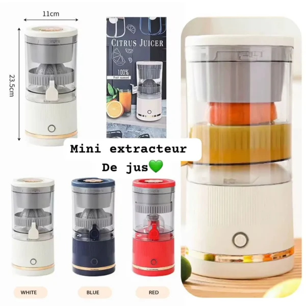 Mini Extracteur de Jus Électrique Portable pour Agrumes – Votre Dose de Fraîcheur Partout – Image 2