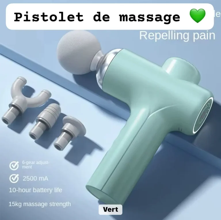 Pistolet de Massage Musculaire à Percussion Professionnel – Soulagement Profond de la Douleur et Récupération Sportive – Image 2