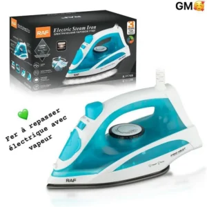 Fer à Repasser Électrique à Vapeur RAF R.1170B – Performance et Efficacité pour un Linge Impeccable