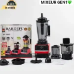 Mixeur Multi-Usages BARDEFUS 6-en-1 BF-5012, Blender, Hachoir, Moulin et plus – 9500W pour une Puissance Inégalée – Image 2