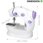 Mini Machine à Coudre Portable et Compacte – Idéale pour Débutants, Retouches Rapides et Projets de Couture Créatifs – Image 4