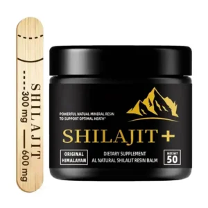 Shilajit+ Original Himalayan – Résine Naturelle Pure pour l’Énergie, la Vitalité et la Santé Globale, 50g