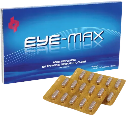 Product-9923.DYqxEPez_Zt2M8l Eye-Max – Complément Alimentaire pour la Vision & la Santé Oculaire (Boîte de 50 Gélules - 350mg) – Image 1