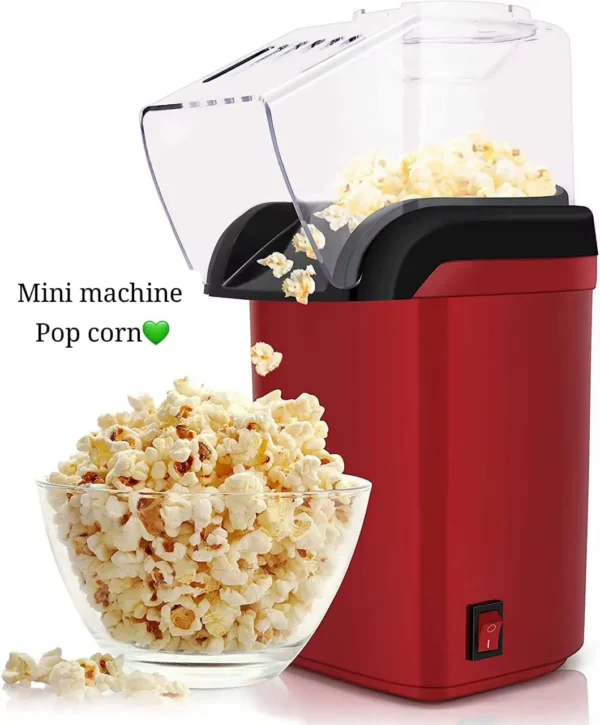 Mini Machine à Popcorn Électrique Minijoy – Cuisson Sans Huile à Air Chaud (1200W) pour Popcorn Sain et Rapide – Image 6