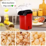 Mini Machine à Popcorn Électrique Minijoy – Cuisson Sans Huile à Air Chaud (1200W) pour Popcorn Sain et Rapide – Image 5