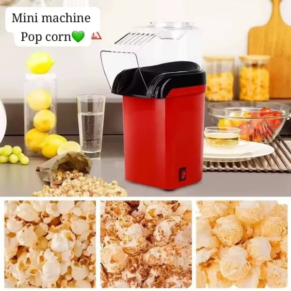 Mini Machine à Popcorn Électrique Minijoy – Cuisson Sans Huile à Air Chaud (1200W) pour Popcorn Sain et Rapide – Image 5