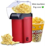 Mini Machine à Popcorn Électrique Minijoy – Cuisson Sans Huile à Air Chaud (1200W) pour Popcorn Sain et Rapide