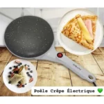 Crêpière Électrique Portable Sinbo – Poêle Antiadhésive Inverse Immersive avec Plat à Pâte Inclus – Image 2