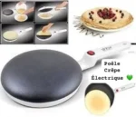 Crêpière Électrique Portable Sinbo – Poêle Antiadhésive Inverse Immersive avec Plat à Pâte Inclus