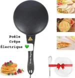 Crêpière Électrique Portable Sinbo – Poêle Antiadhésive Inverse Immersive avec Plat à Pâte Inclus – Image 4