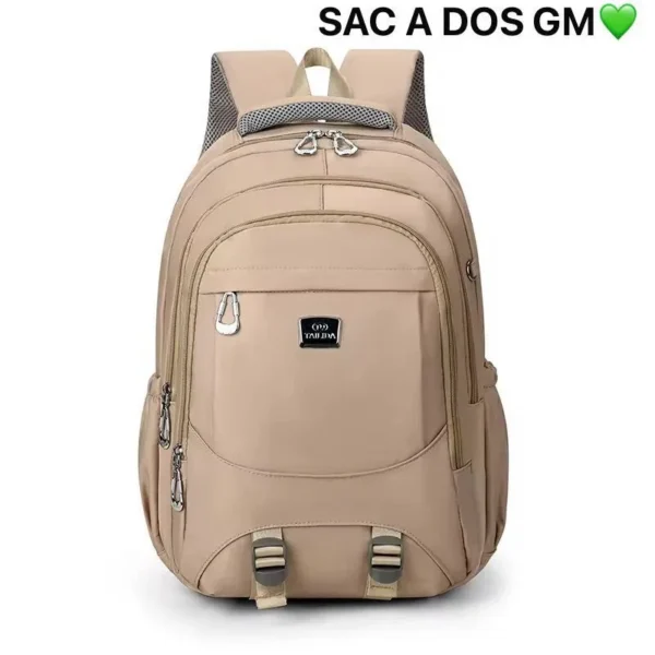 Sac à Dos Grand Modèle (GM) Multifonction – Compartiment PC Portable, Poches Antivol & Imperméable pour Voyage et Travail – Image 6