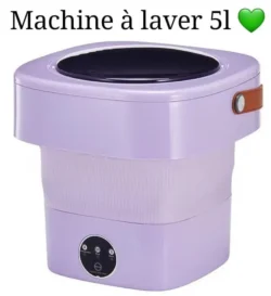 Mini Machine à Laver Pliante Portable 5L – Lave-Linge Évolutif & Compact pour Linge Délicat, Bébé et Voyage